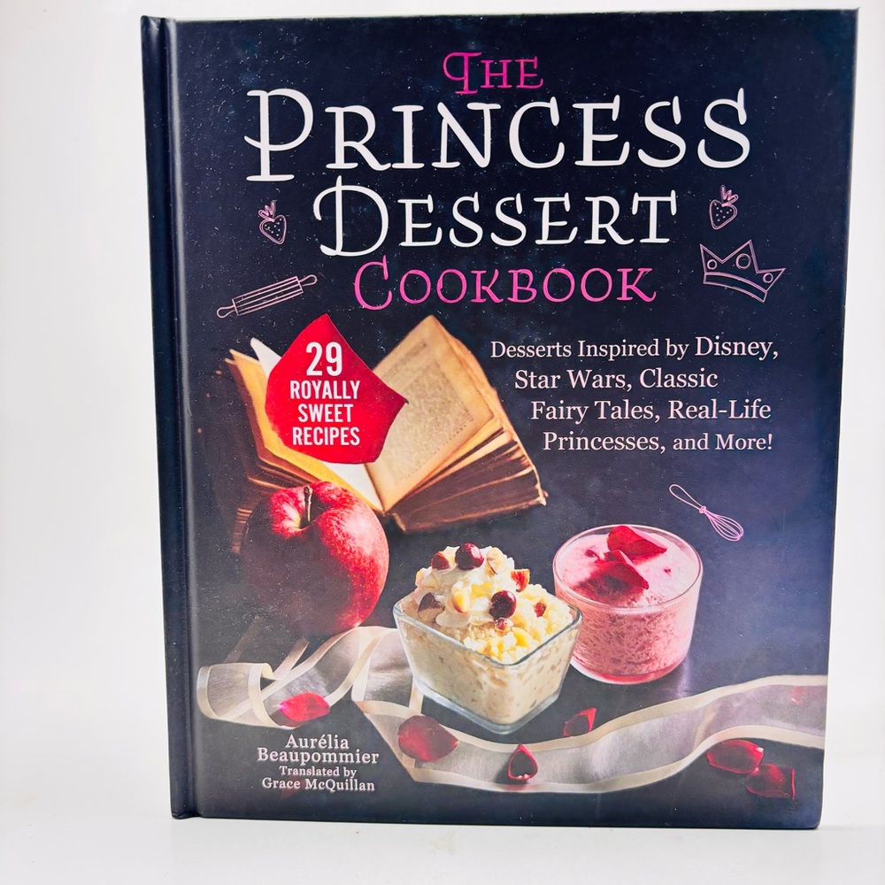 Disney Princess Dessert Cookbook - Black and Pink